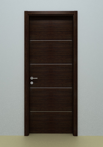 依云系列之铁刀科技木套装门